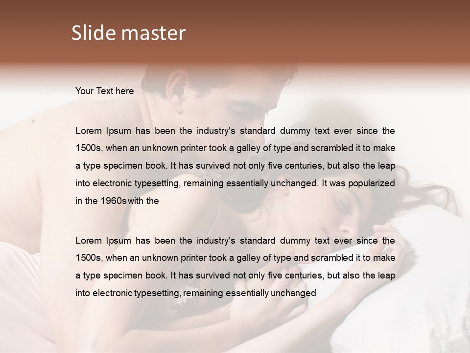 Lovers Male  PowerPoint Template