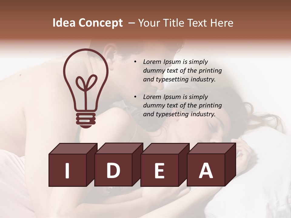 Lovers Male  PowerPoint Template