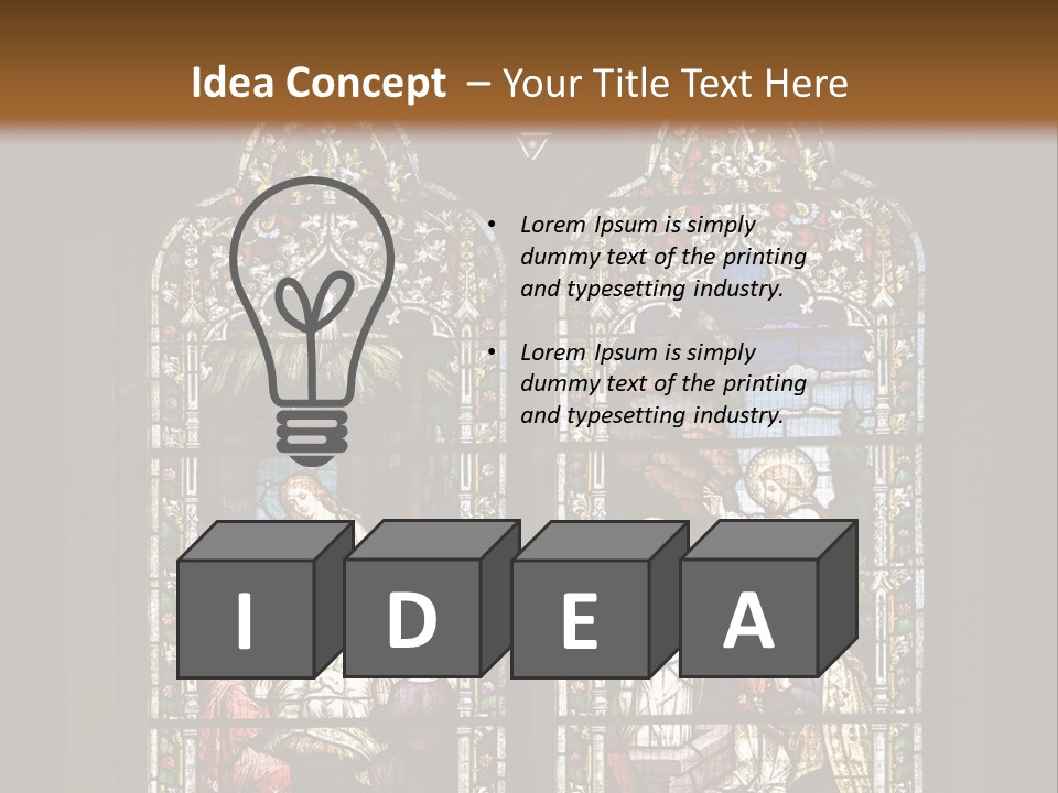 Traditional Art Church PowerPoint Template