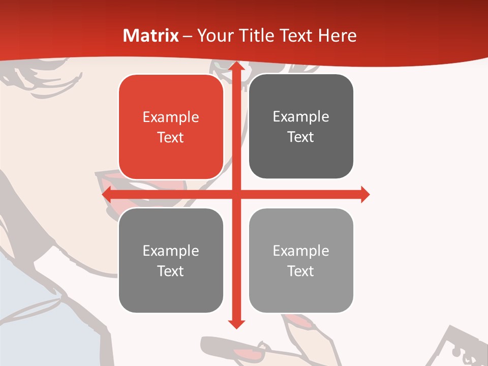 Girl Female Healthy PowerPoint Template