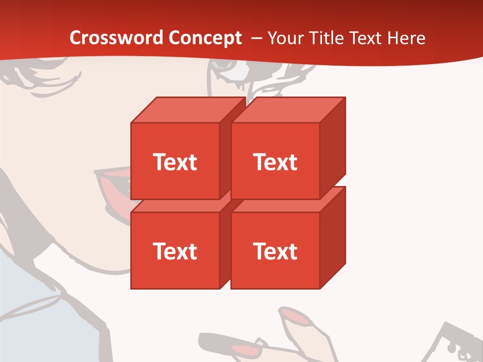 Girl Female Healthy PowerPoint Template