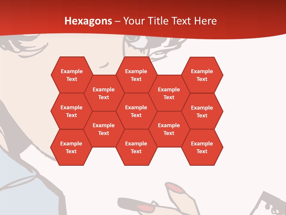 Girl Female Healthy PowerPoint Template