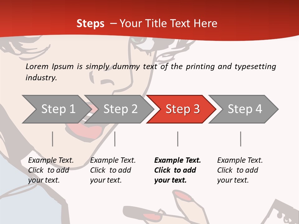 Girl Female Healthy PowerPoint Template