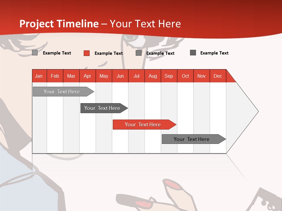 Girl Female Healthy PowerPoint Template
