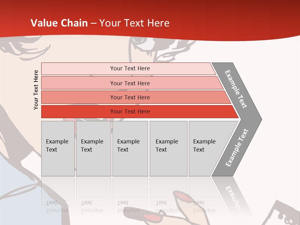 Girl Female Healthy PowerPoint Template