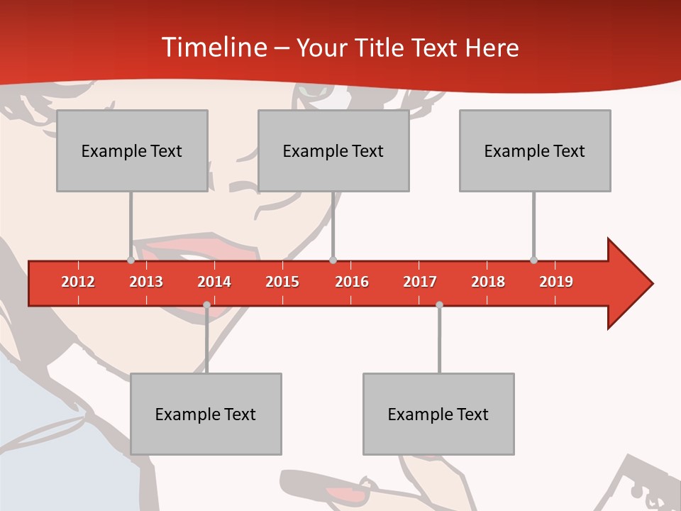 Girl Female Healthy PowerPoint Template