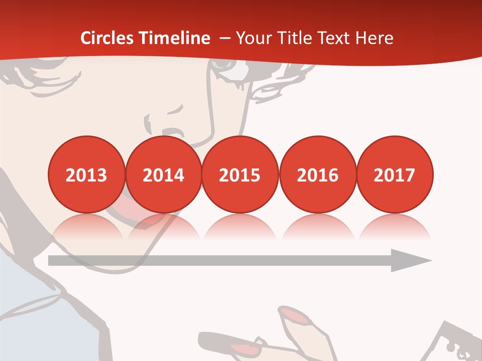 Girl Female Healthy PowerPoint Template