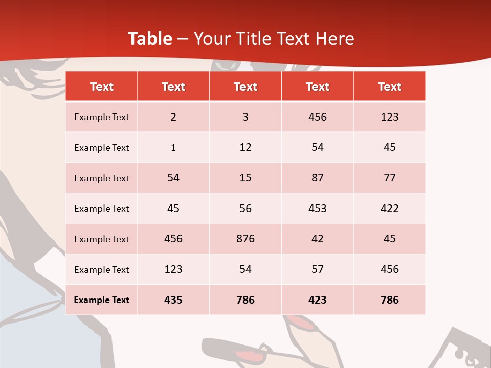 Girl Female Healthy PowerPoint Template