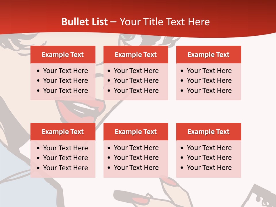 Girl Female Healthy PowerPoint Template