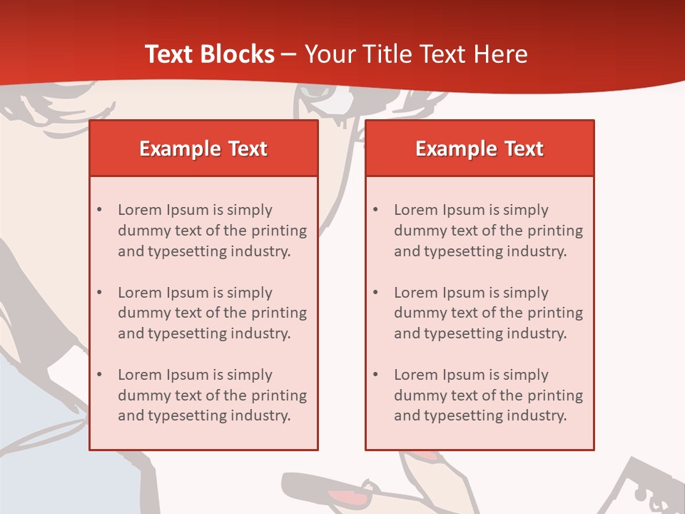 Girl Female Healthy PowerPoint Template