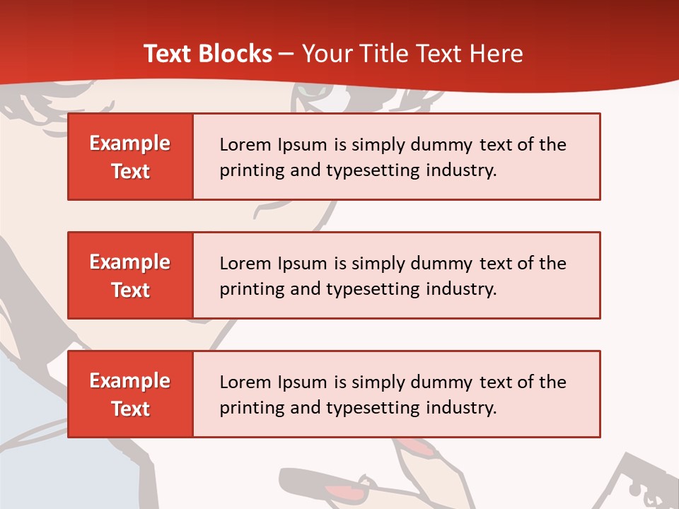 Girl Female Healthy PowerPoint Template