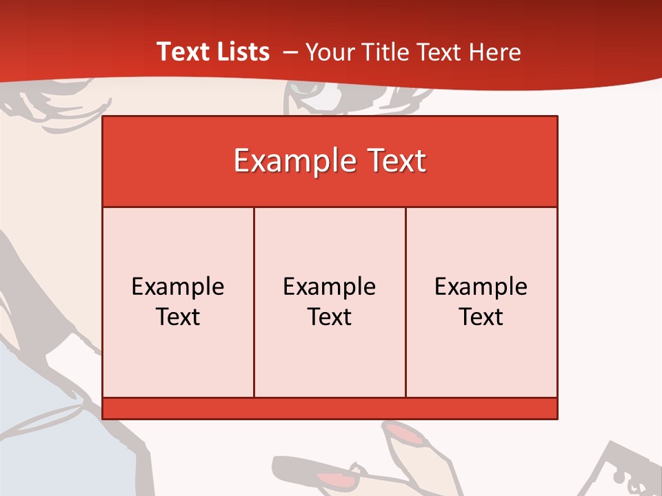 Girl Female Healthy PowerPoint Template