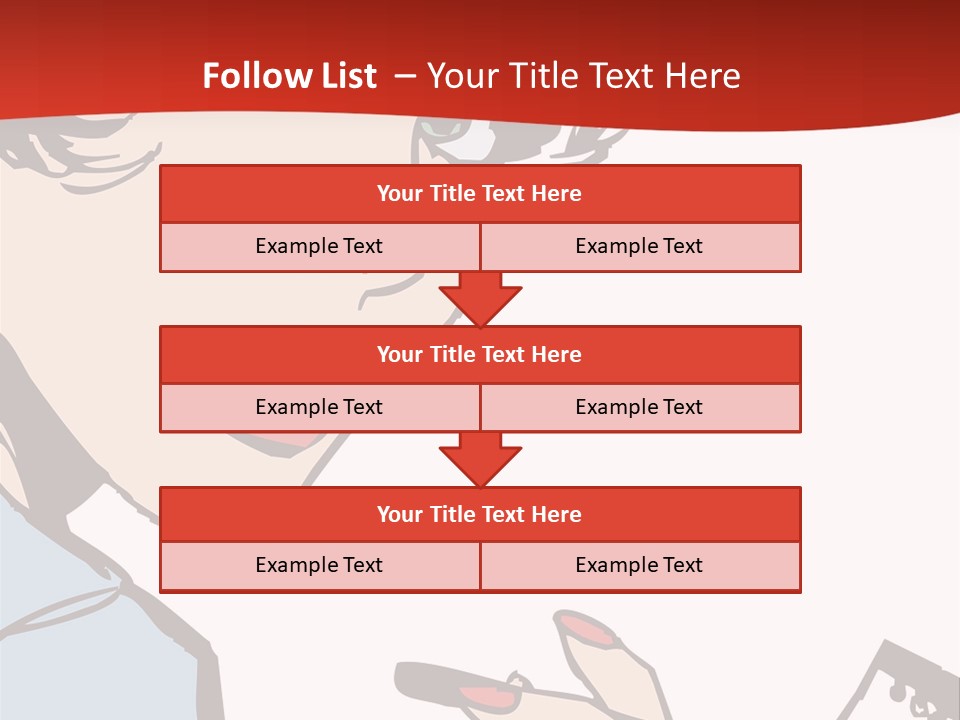 Girl Female Healthy PowerPoint Template
