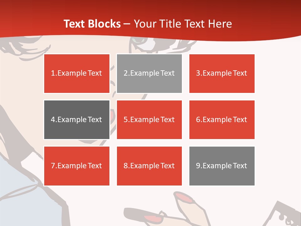 Girl Female Healthy PowerPoint Template