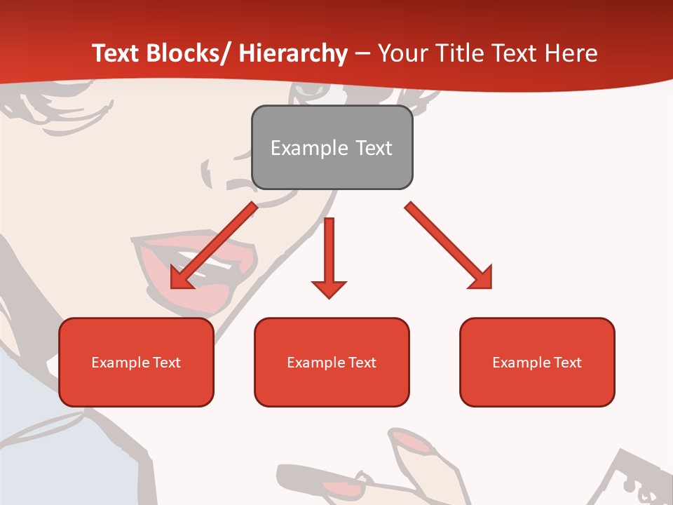 Girl Female Healthy PowerPoint Template