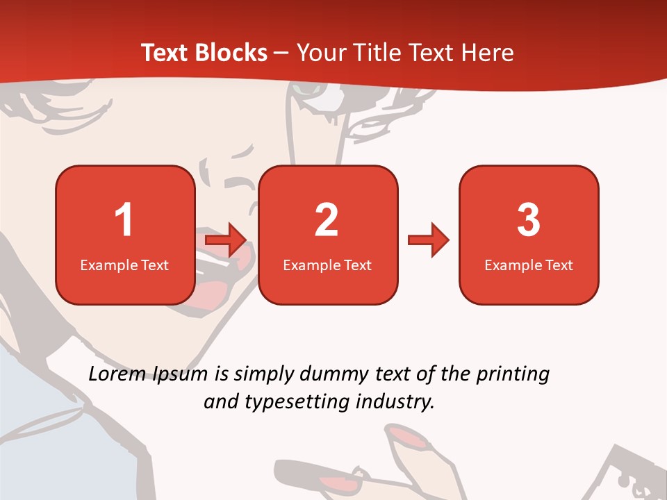 Girl Female Healthy PowerPoint Template