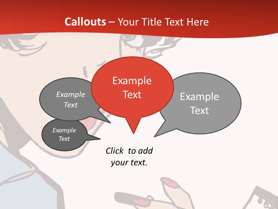 Girl Female Healthy PowerPoint Template