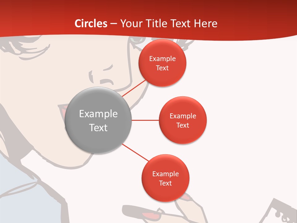 Girl Female Healthy PowerPoint Template