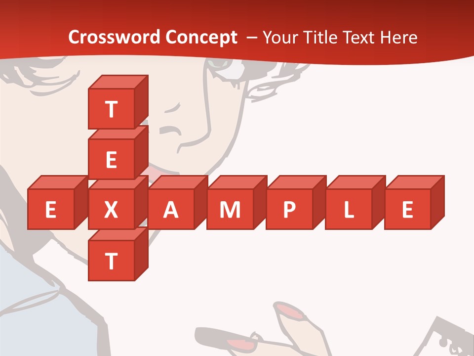 Girl Female Healthy PowerPoint Template