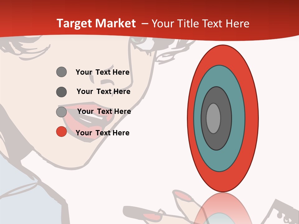 Girl Female Healthy PowerPoint Template