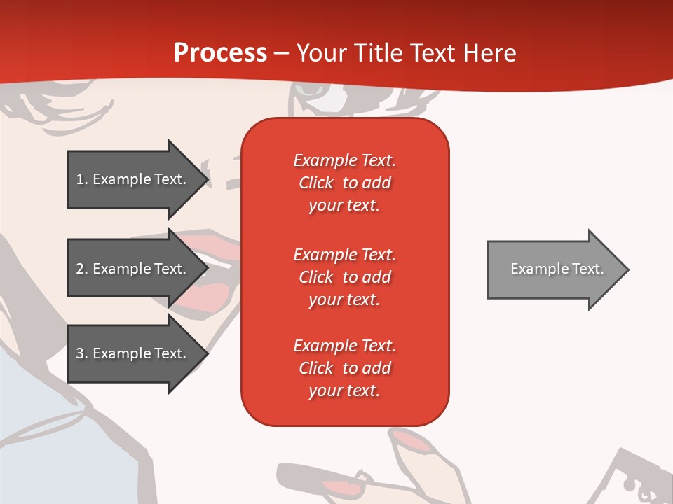 Girl Female Healthy PowerPoint Template