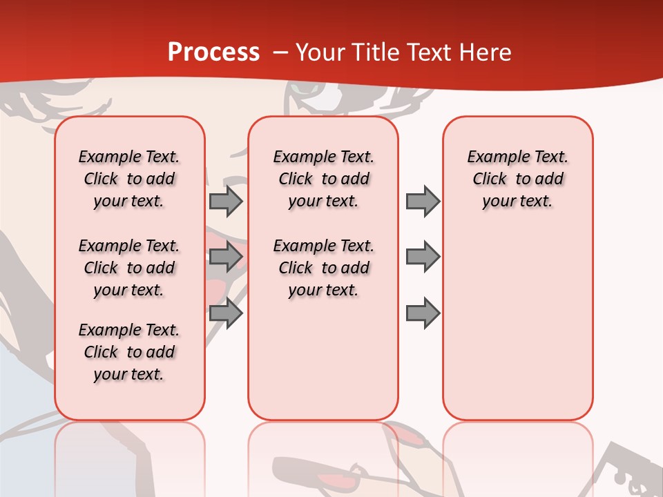 Girl Female Healthy PowerPoint Template