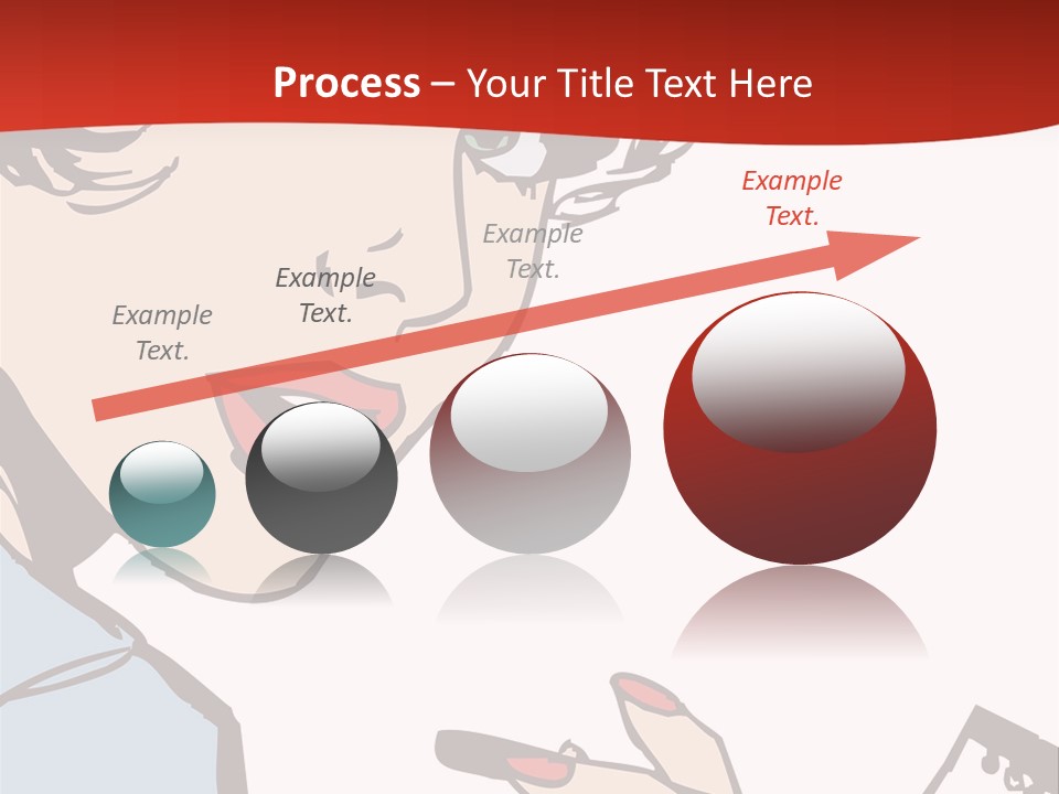 Girl Female Healthy PowerPoint Template