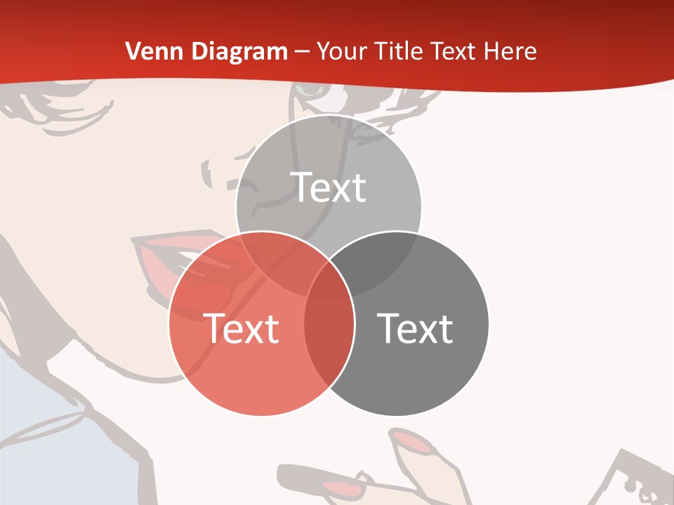 Girl Female Healthy PowerPoint Template