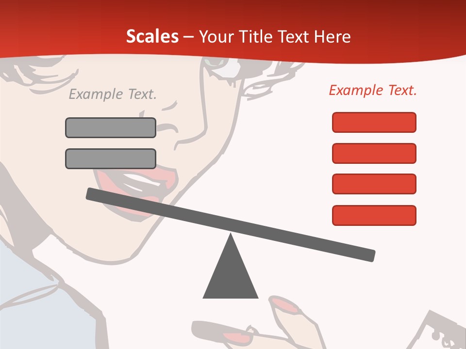 Girl Female Healthy PowerPoint Template