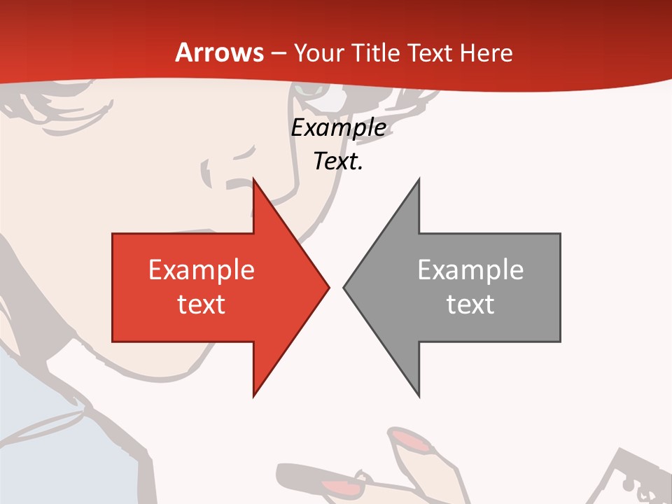 Girl Female Healthy PowerPoint Template