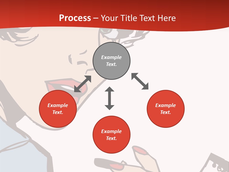 Girl Female Healthy PowerPoint Template