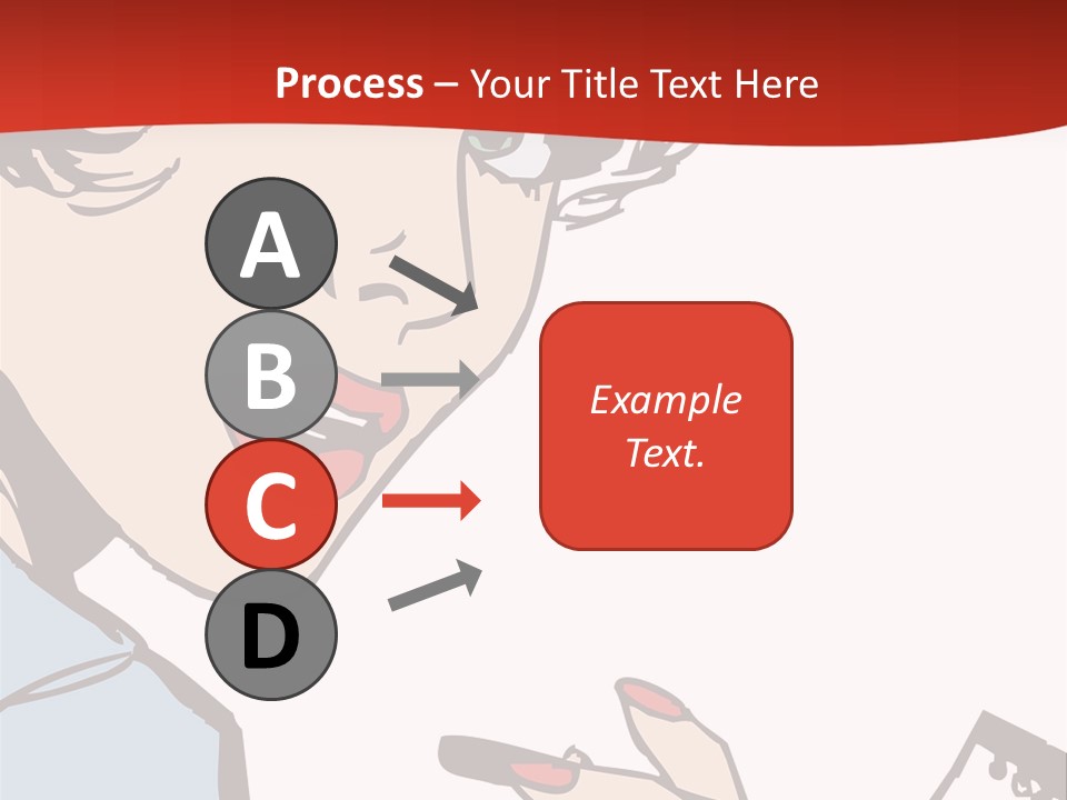 Girl Female Healthy PowerPoint Template