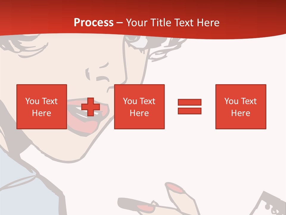 Girl Female Healthy PowerPoint Template