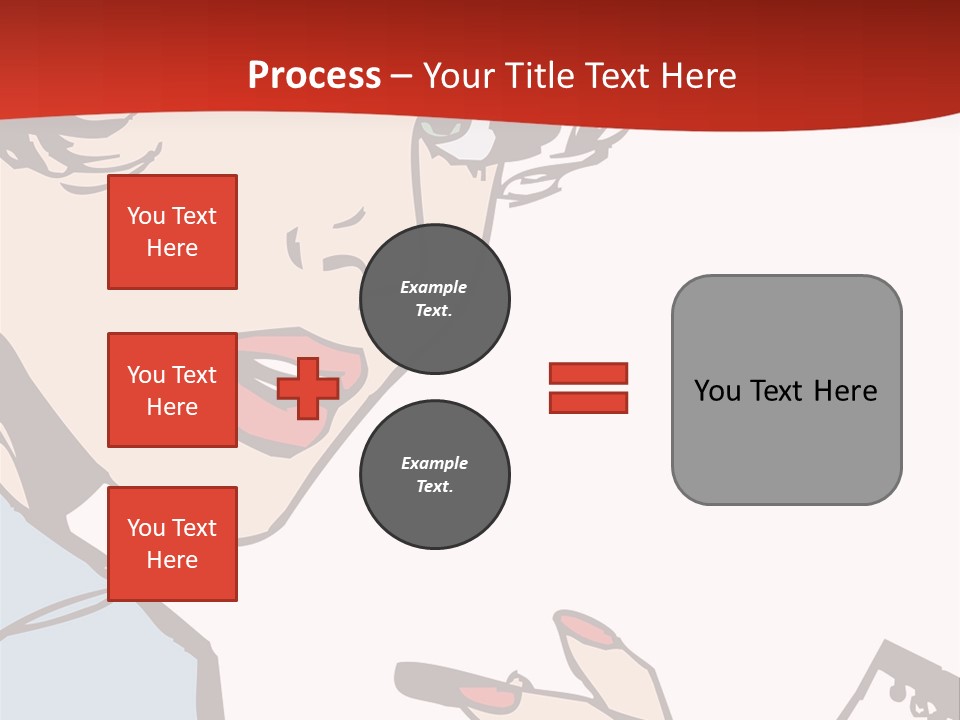 Girl Female Healthy PowerPoint Template