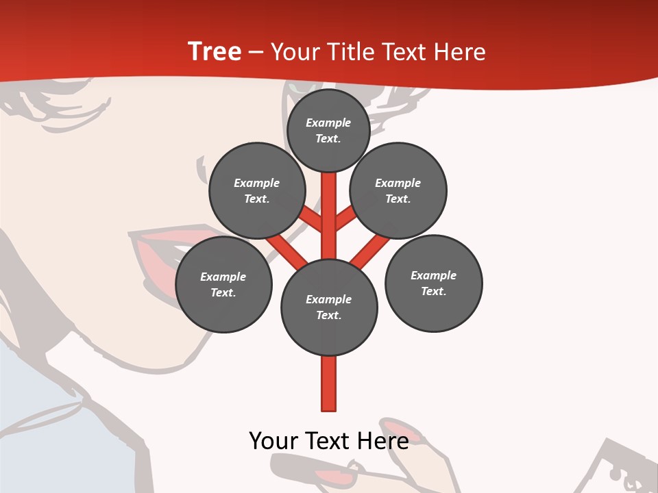 Girl Female Healthy PowerPoint Template