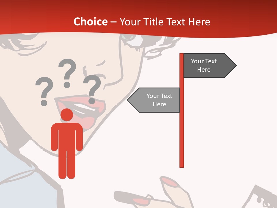 Girl Female Healthy PowerPoint Template