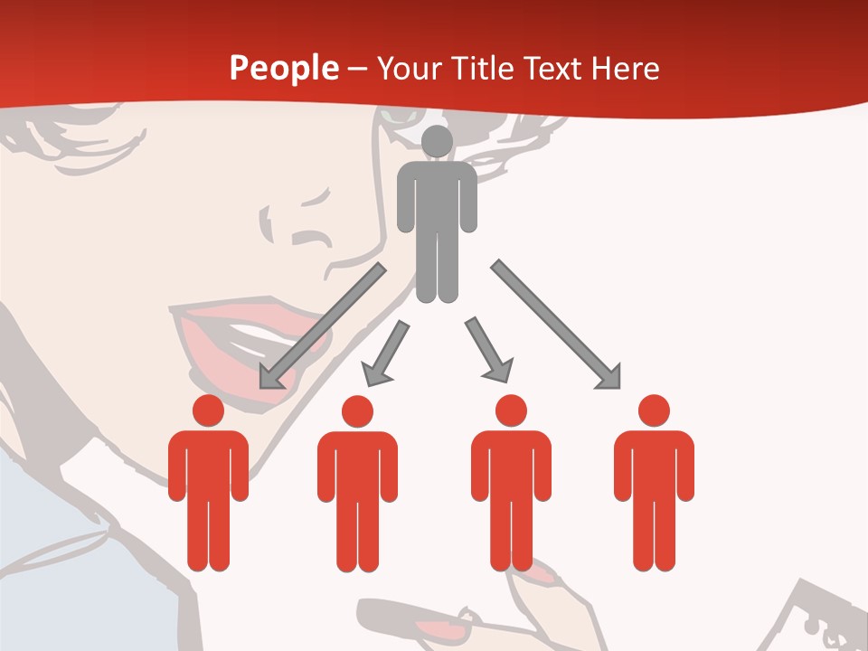 Girl Female Healthy PowerPoint Template