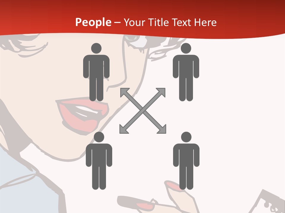 Girl Female Healthy PowerPoint Template