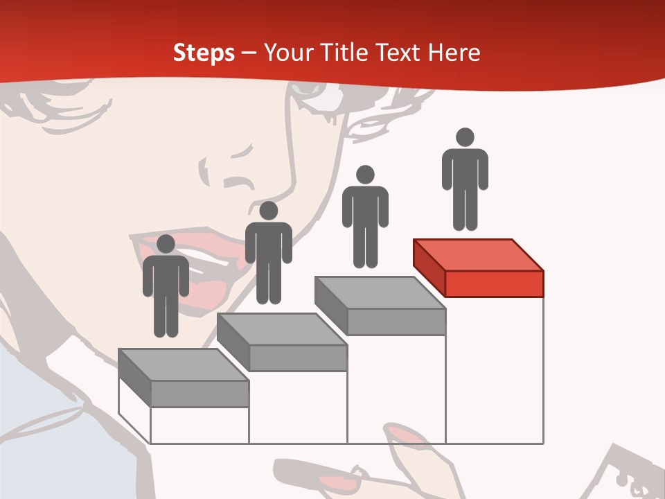 Girl Female Healthy PowerPoint Template