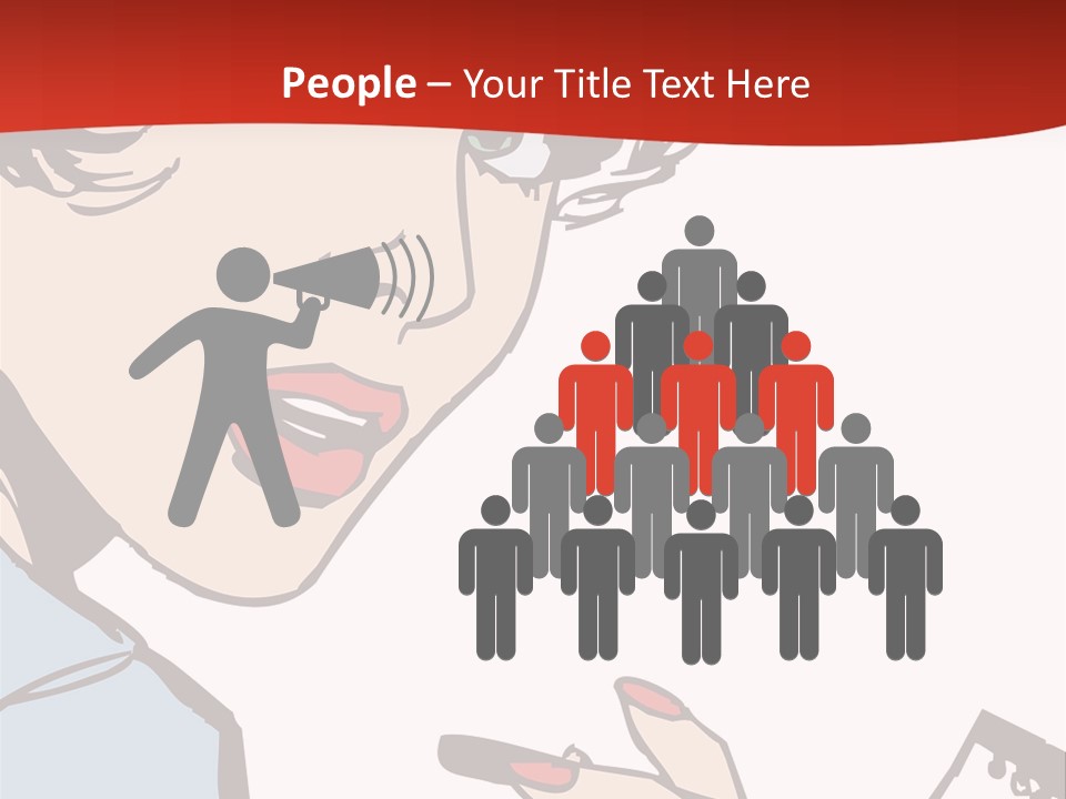 Girl Female Healthy PowerPoint Template