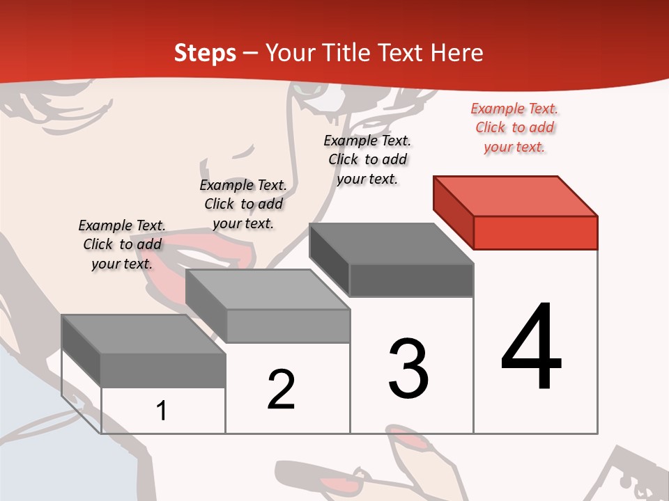 Girl Female Healthy PowerPoint Template