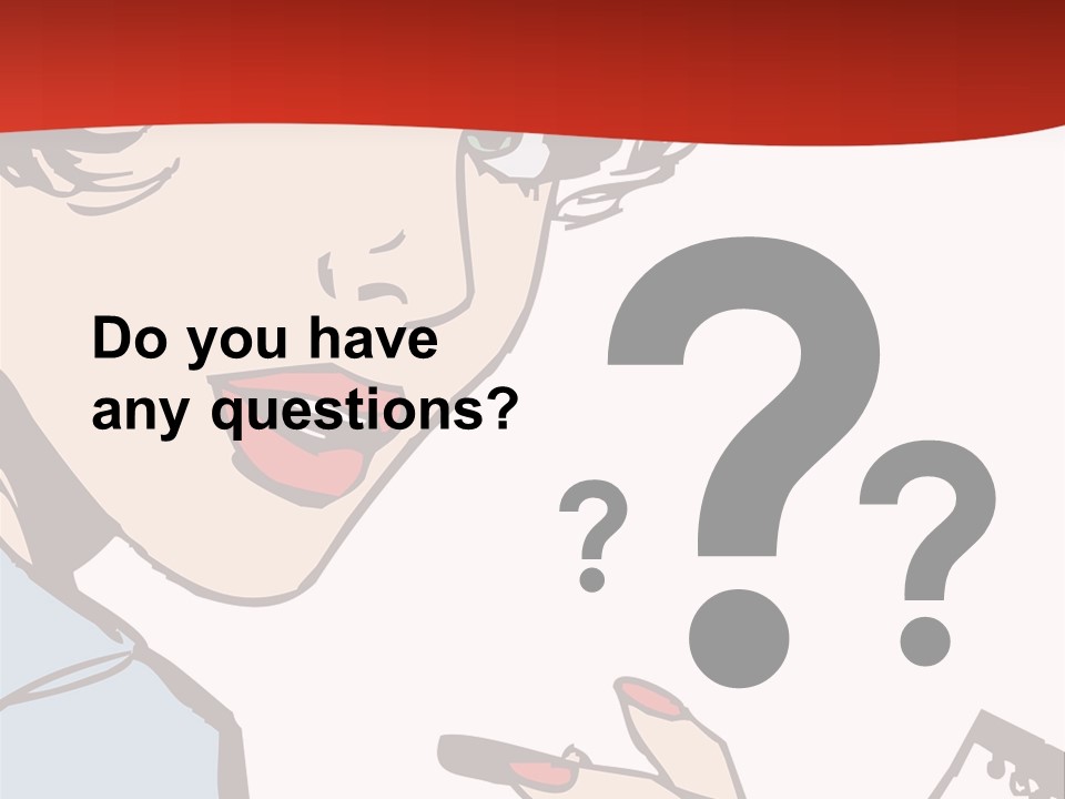 Girl Female Healthy PowerPoint Template