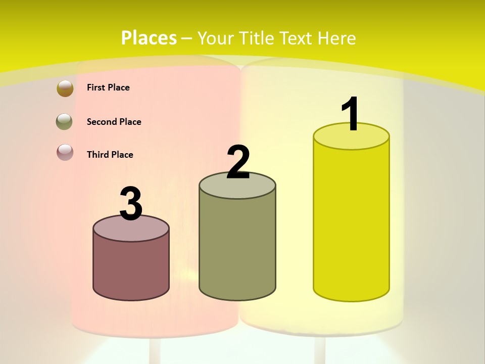 Backgrounds Design Yellow PowerPoint Template
