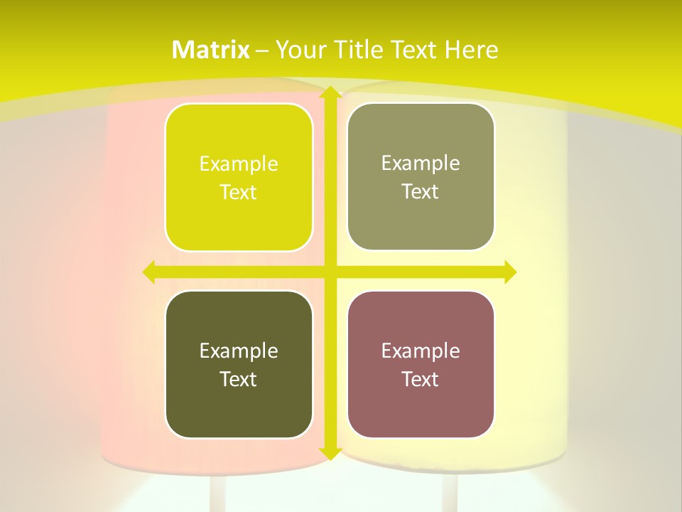Backgrounds Design Yellow PowerPoint Template