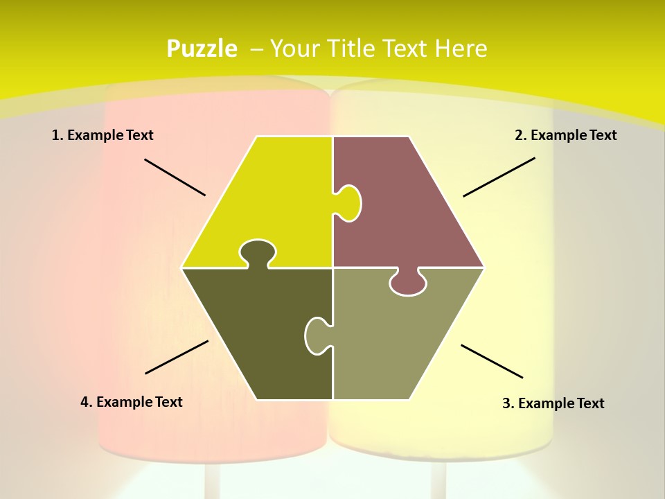 Backgrounds Design Yellow PowerPoint Template