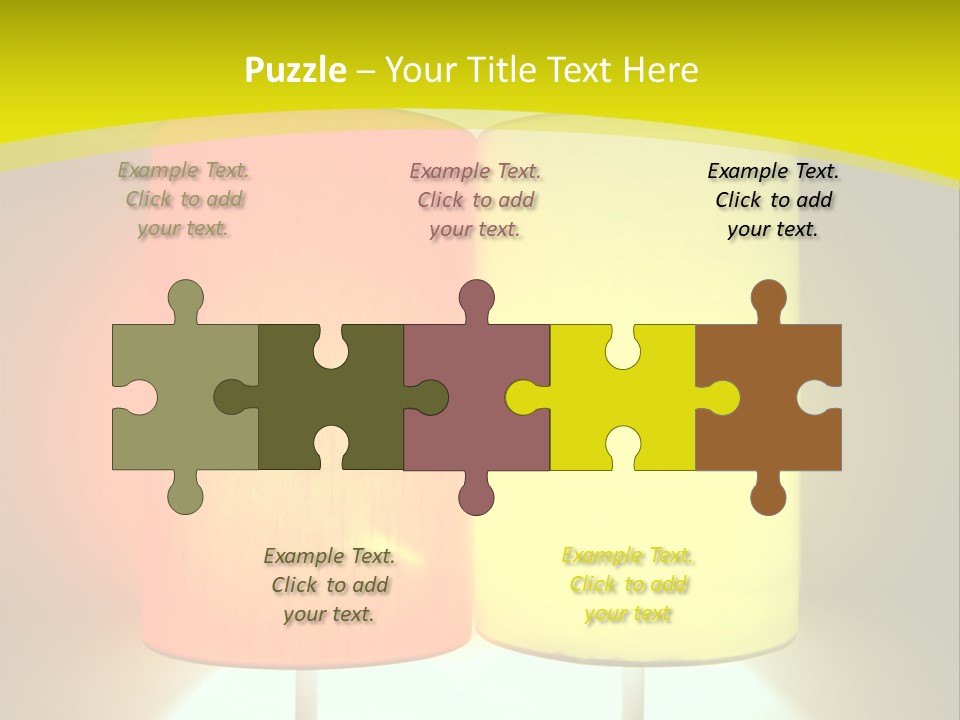 Backgrounds Design Yellow PowerPoint Template