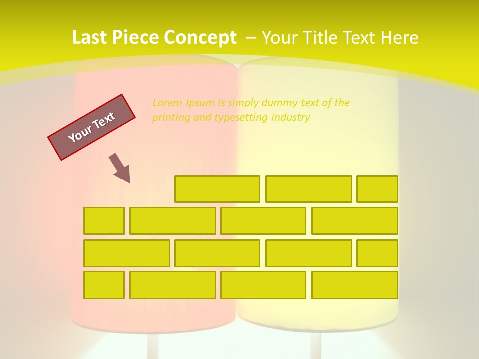 Backgrounds Design Yellow PowerPoint Template