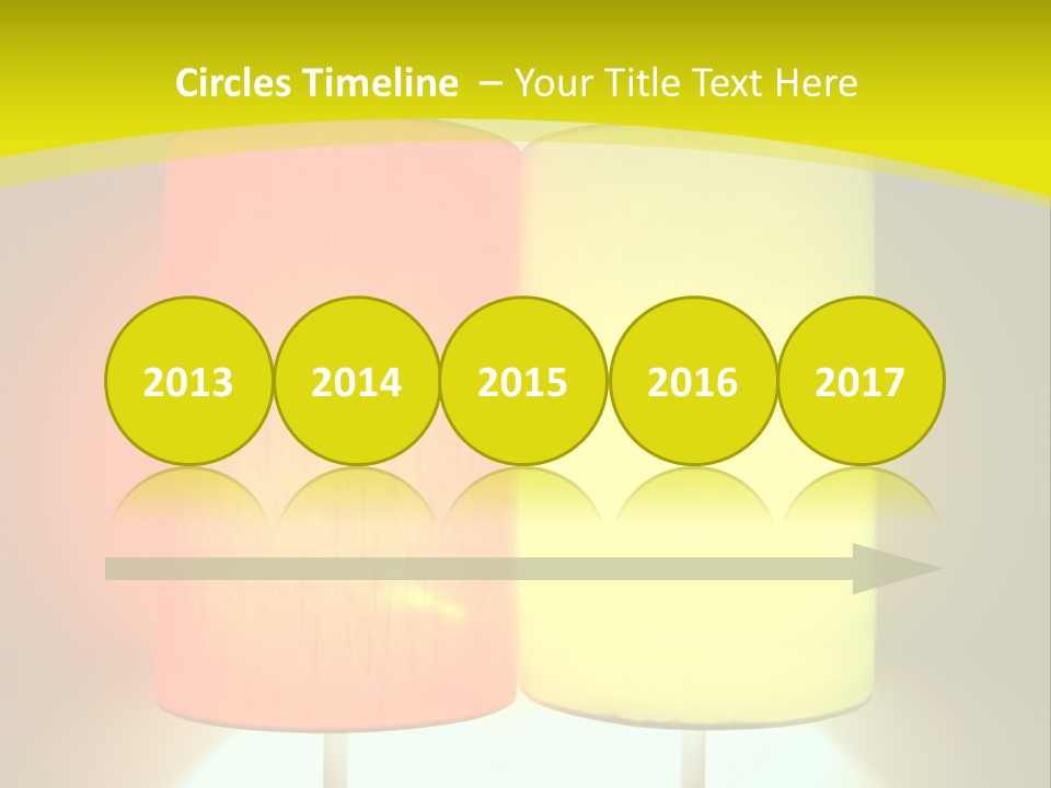 Backgrounds Design Yellow PowerPoint Template