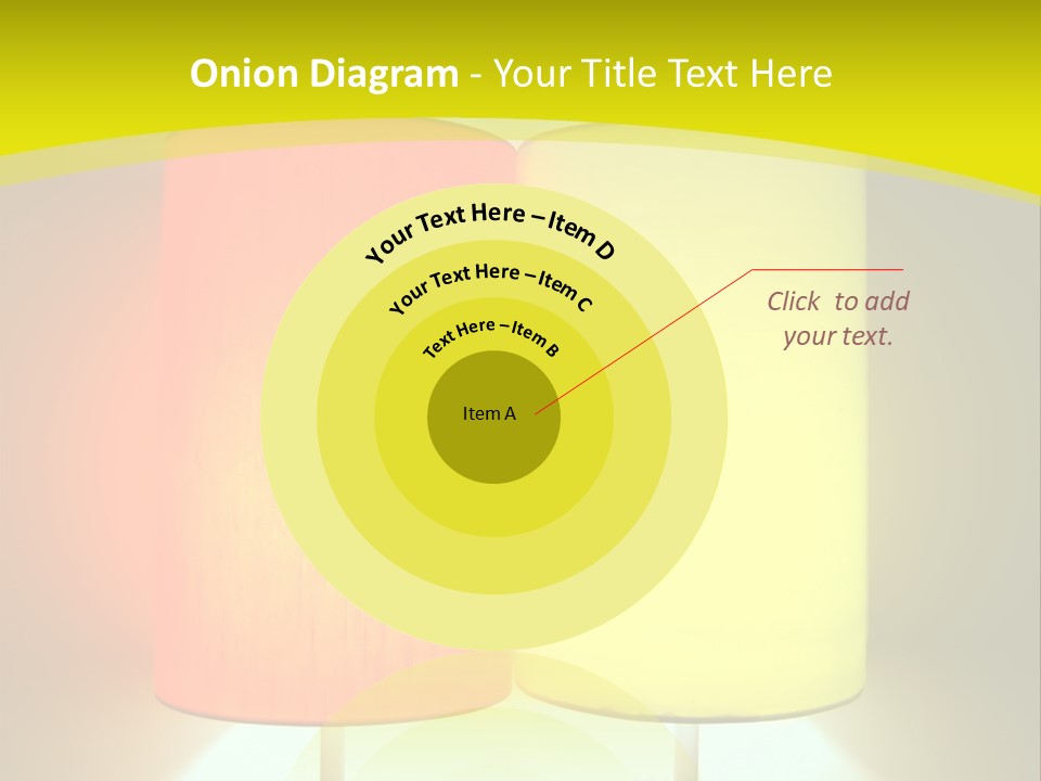 Backgrounds Design Yellow PowerPoint Template