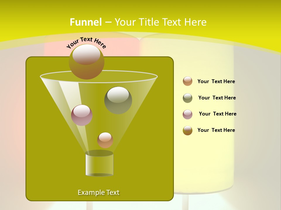 Backgrounds Design Yellow PowerPoint Template